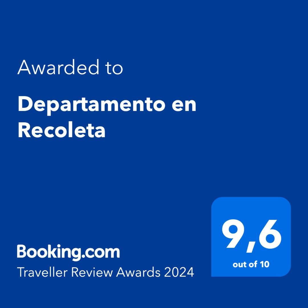 ブエノスアイレスDepartamento En Recoletaアパートメント エクステリア 写真